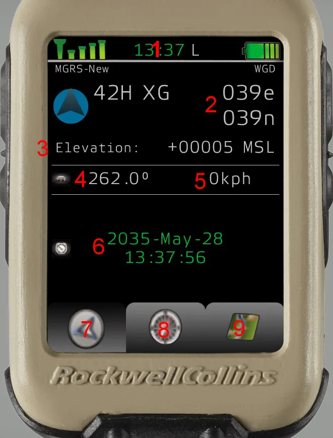 main menu